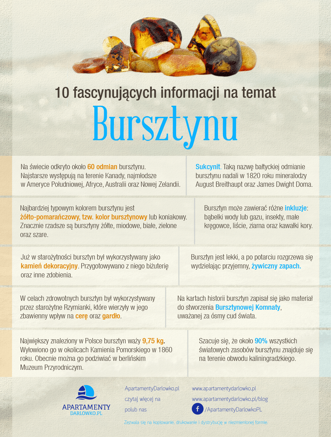 10 fascynujących informacji na temat bursztynu