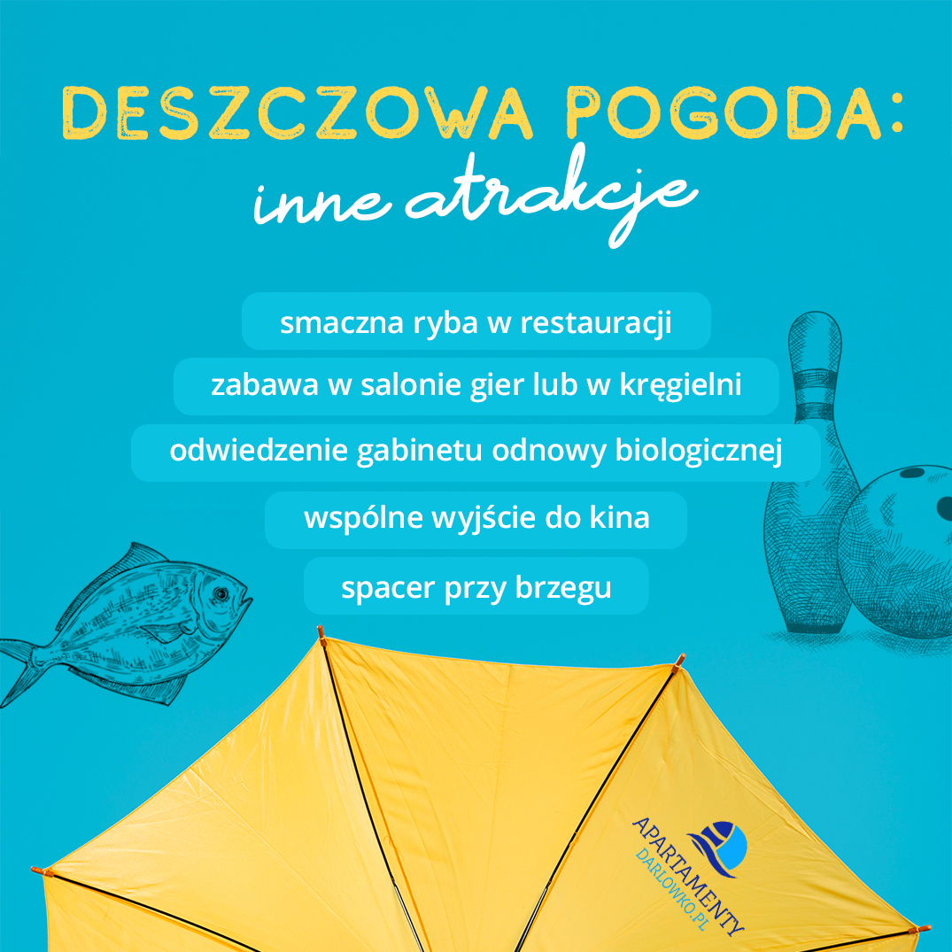 atrakcje na deszczowe dni nad morzem